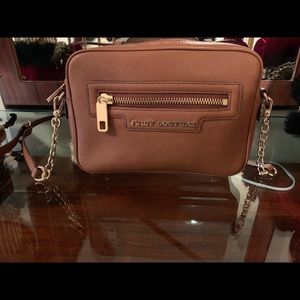 Brown Juicy Couture Crossbody with Gold Hardware